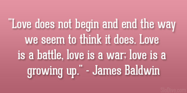 Citation de James Baldwin