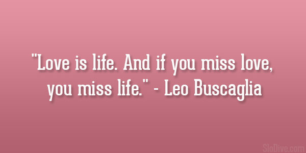 Απόσπασμα Leo Buscaglia