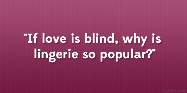 L'amour est aveugle