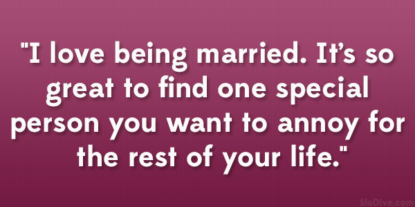 Το να είσαι παντρεμένος