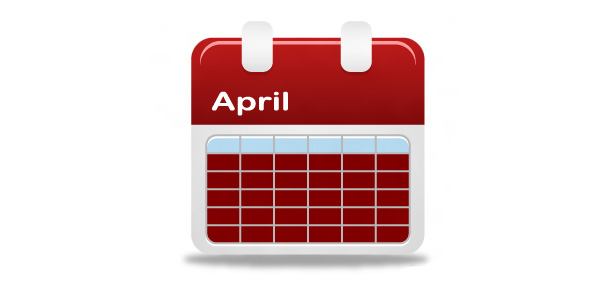 סמל לוח השנה של חודש אדום