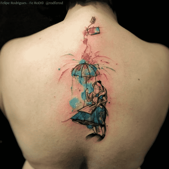 Les tatouages ​​d'Alice au pays des merveilles