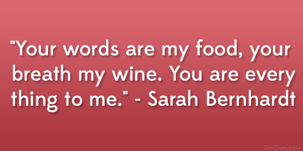 Citation de Sarah Bernhardt