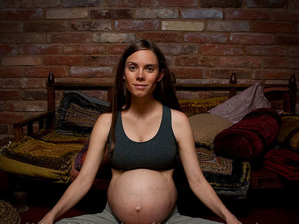 Idée de maternité de yoga