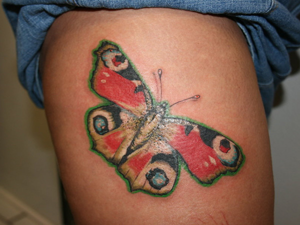 Τατουάζ Peacock Butterfly