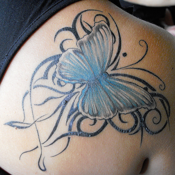 Butterfly Blade Tattoo
