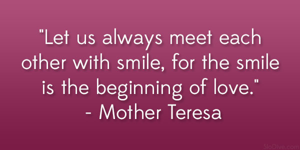 Citation de Mère Teresa