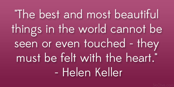 Citation d'Helen Keller