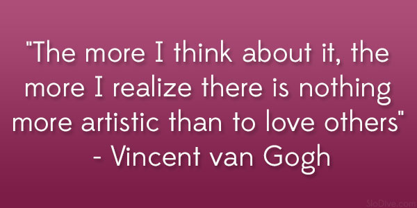 Citation de Vincent Van Gogh