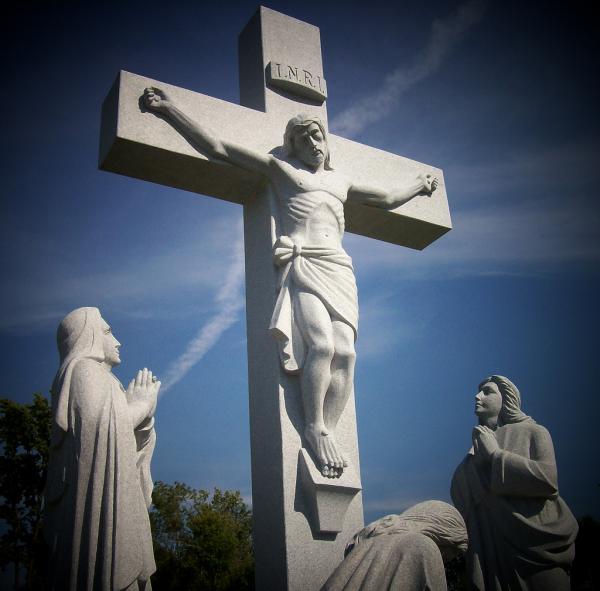 Jésus avec les trois Marie