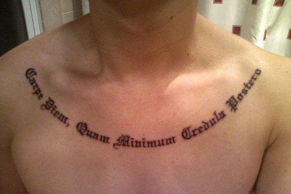 Tatouage minimum