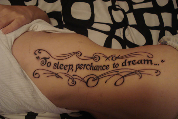 Tatouage citation de Shakespeare