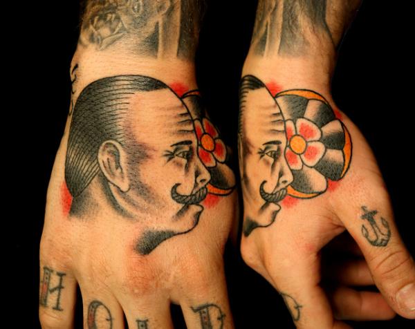 Boxer Myke Chambers Hand Tattoo