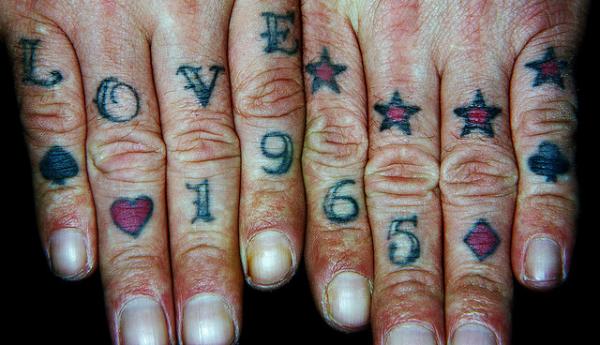 Amour 1965 Tatouage Main