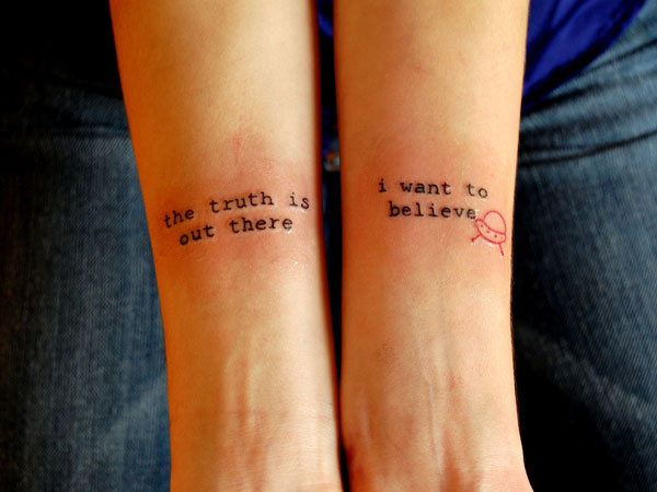 Believe Quote Tattoo