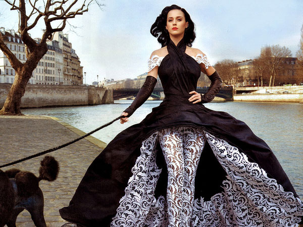 Katy en Jean Paul Gaultier Couture