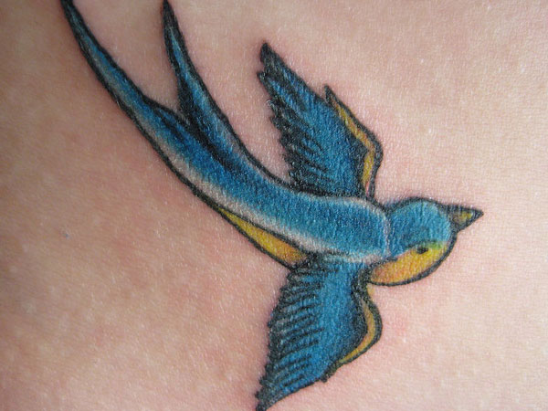 Tatouage Bleu