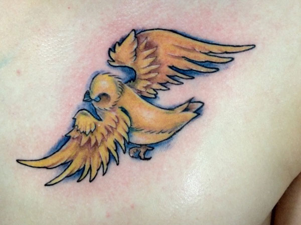 Tatouage Oiseau De Feu