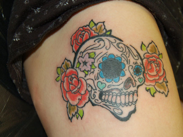 Tatouage à thème mexicain