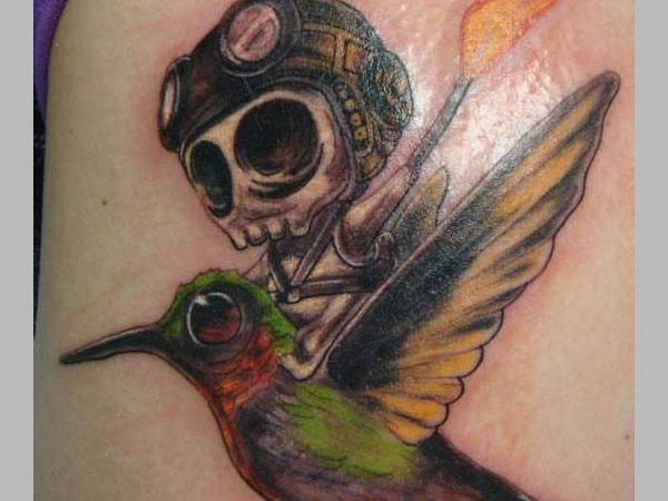 Death Bird Tattoo