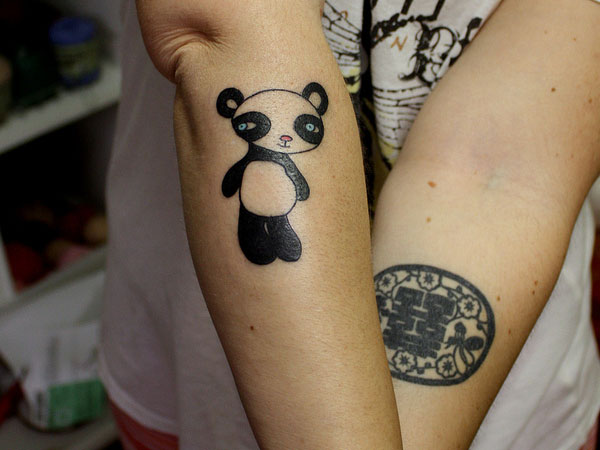 Panda Arm Tattoo