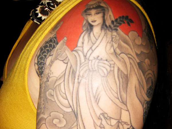 Τατουάζ κινεζικής θεάς