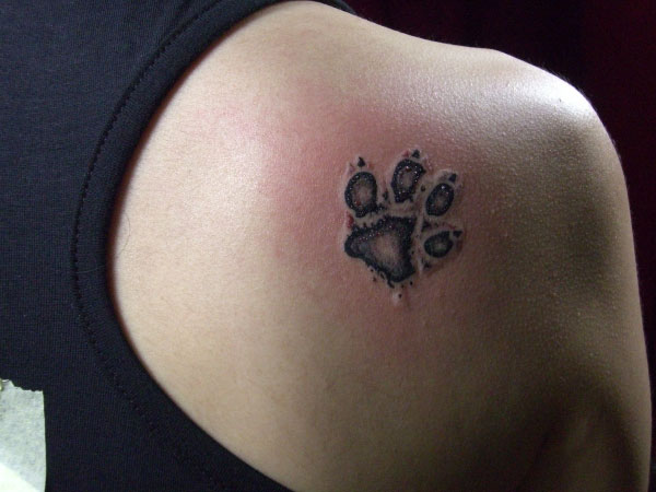 Tatouage De Pattes De Chien