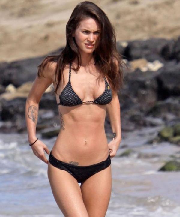 Megan Fox à la plage