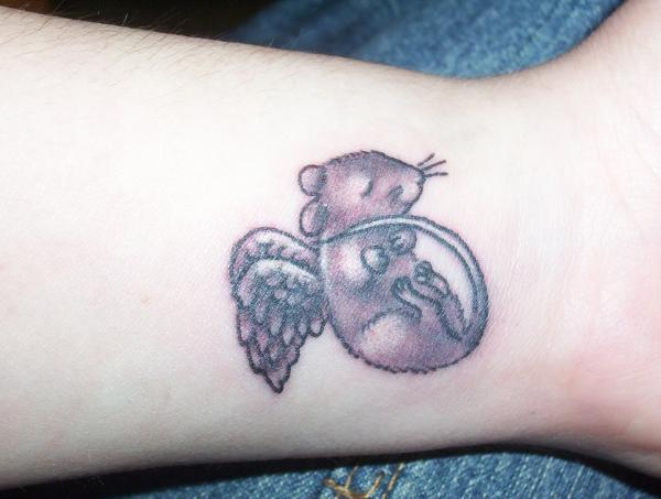 Tatouage Ange Rat