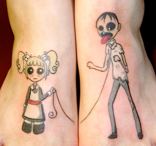 Tatouage de zombie pour animaux de compagnie