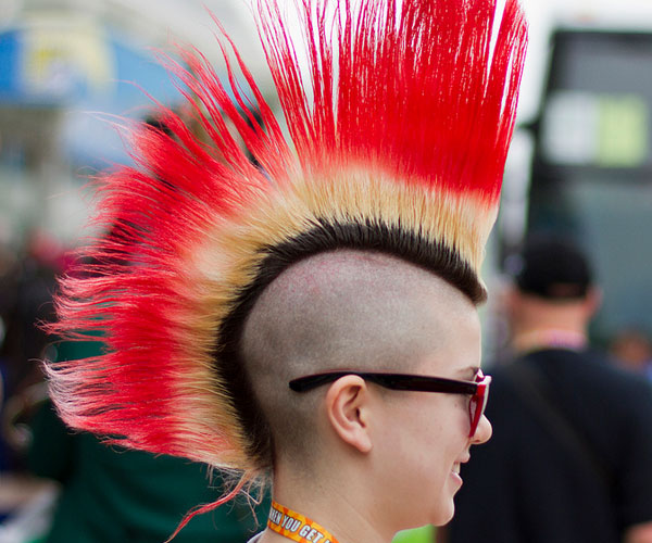 Mohawk tricolore