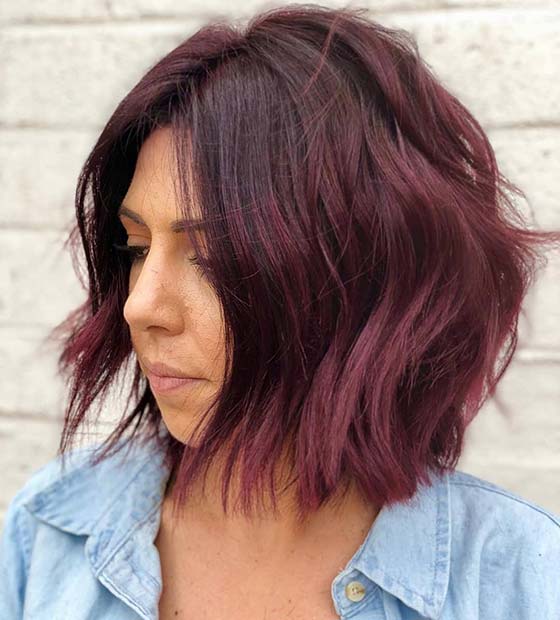 Idée de coiffure Merlot Bob