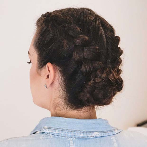 Boxer Braid Bun για Beautiful Braided Updos