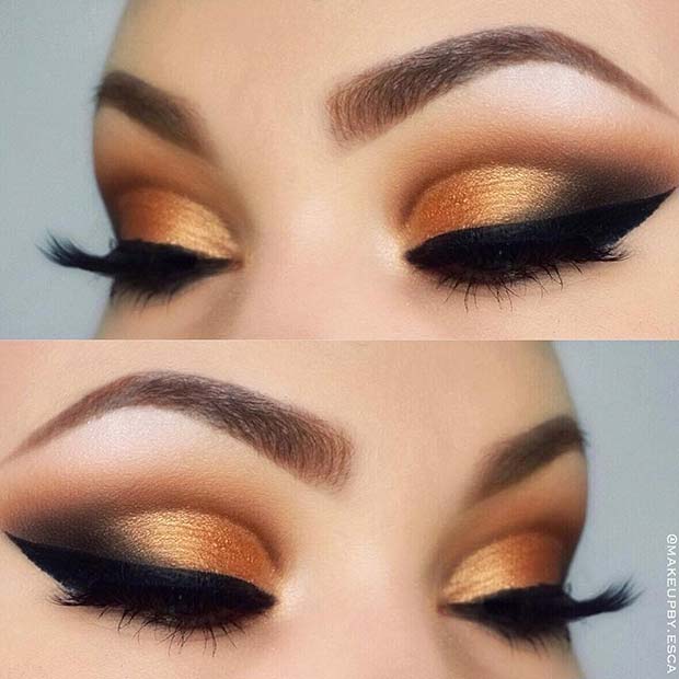 Glam Eyes με Bold Eyeliner