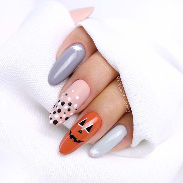 Idée chic pour les ongles d'Halloween