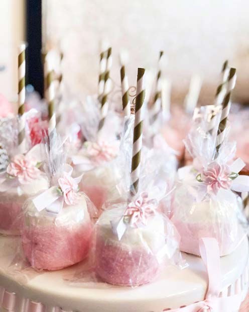 Cake Pops mignons pour une baby shower