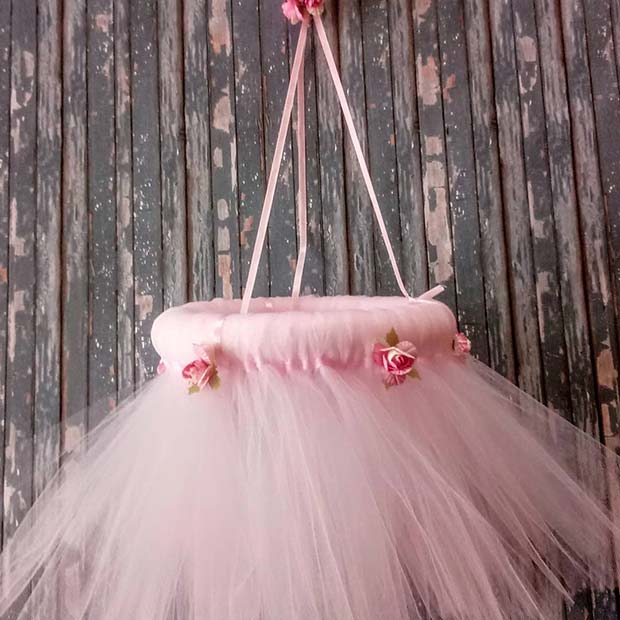 Lustre Tulle Rose