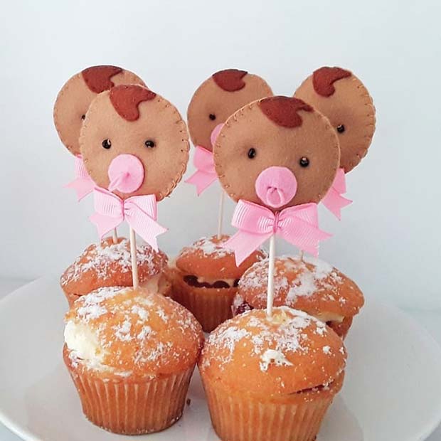 Décorations de gâteau de bébé mignon