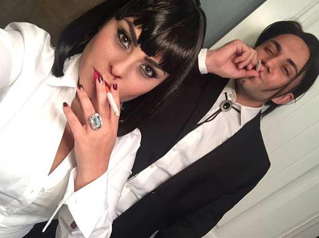 Costume d'Halloween pour Couple de Pulp Fiction DIY