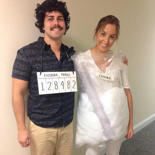 Déguisement Pablo Escobar Narcos Couple Halloween