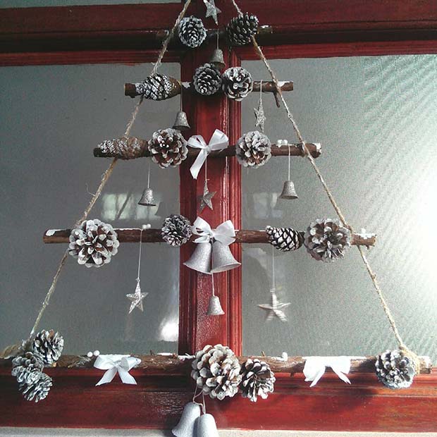 DIY ξύλινο χριστουγεννιάτικο δέντρο