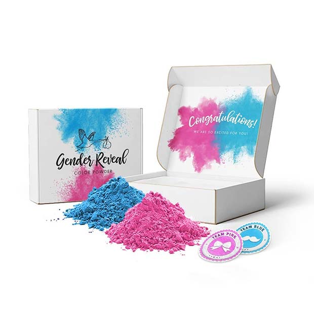 Gender Reveal Powder Idea