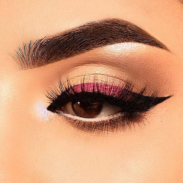 Gradient Eyeliner Makeup Idea