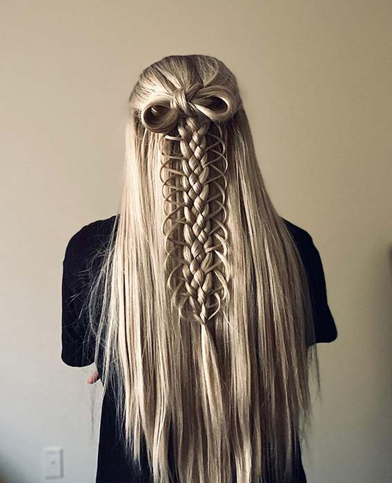 Tresse d'arc unique