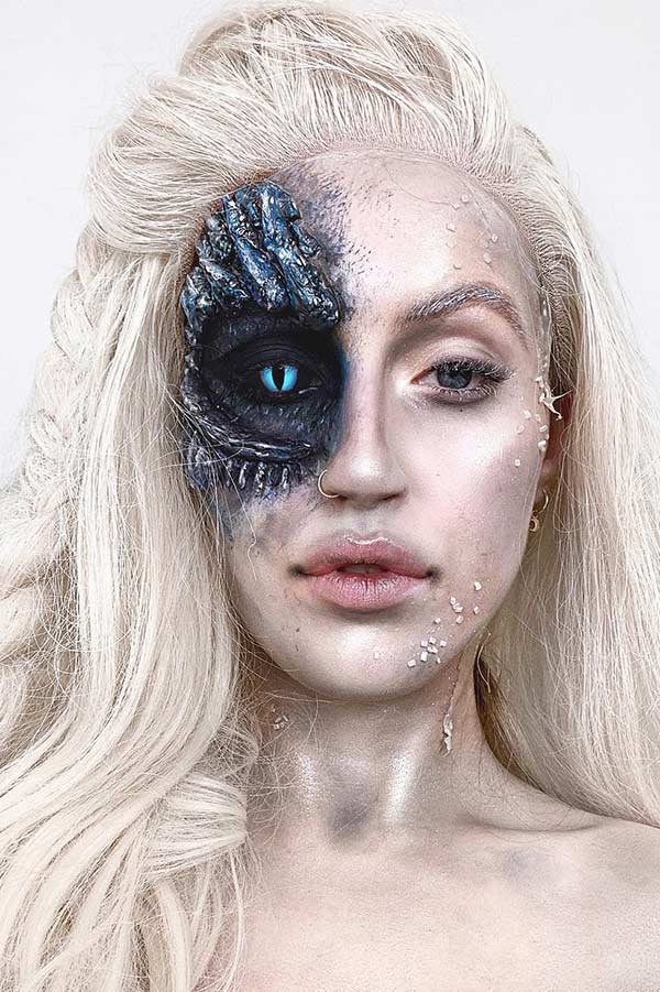 Maquillage Halloween Daenerys Targaryen