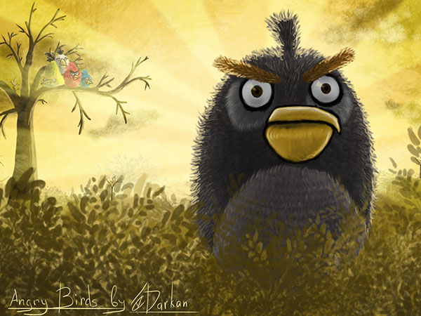 Angry Birds Winter Pic