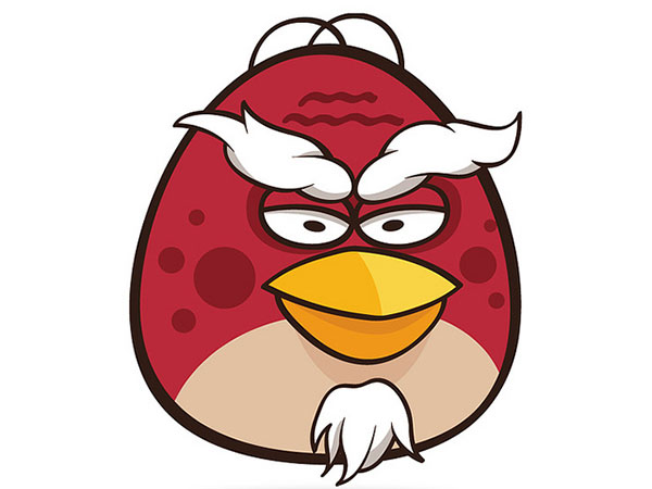 Ασυνήθιστη εικόνα των Angry Birds