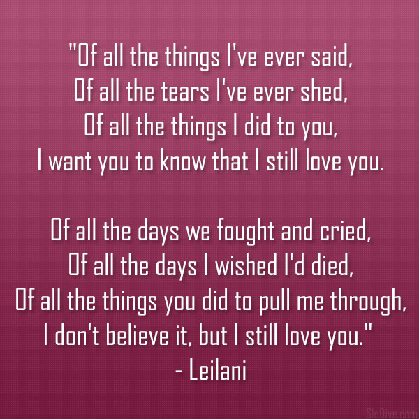 Leilani Poem