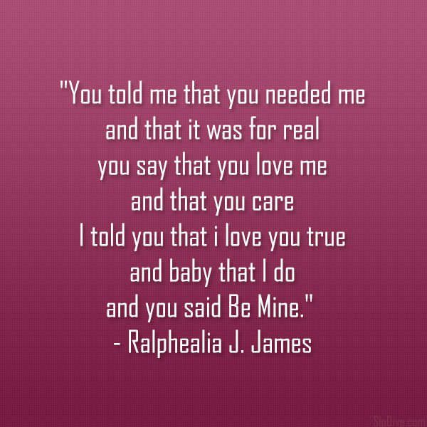 Ralphealia J. James Poem