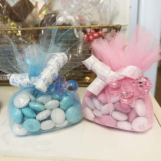 Sweet Gender Reveal Party Favors